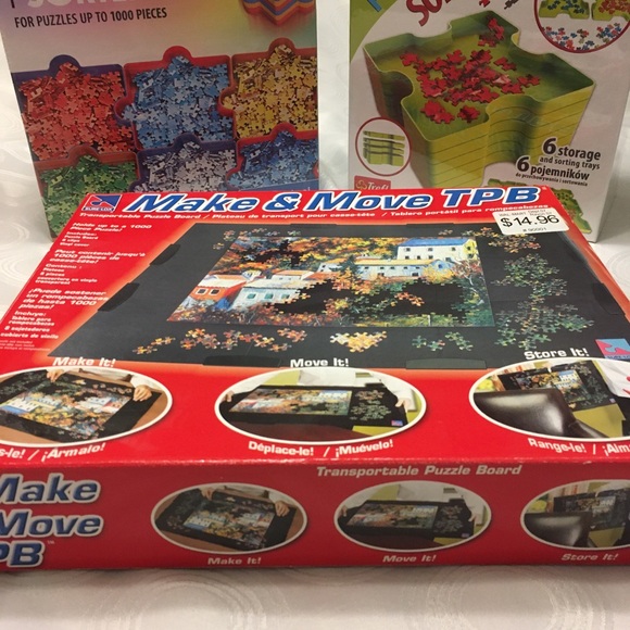 Puzzle Roll and (2) piece sorter sets - Picture 2 of 5